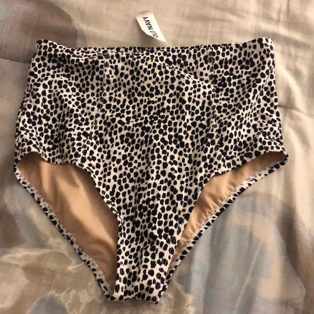 High waisted bathing suit bottom